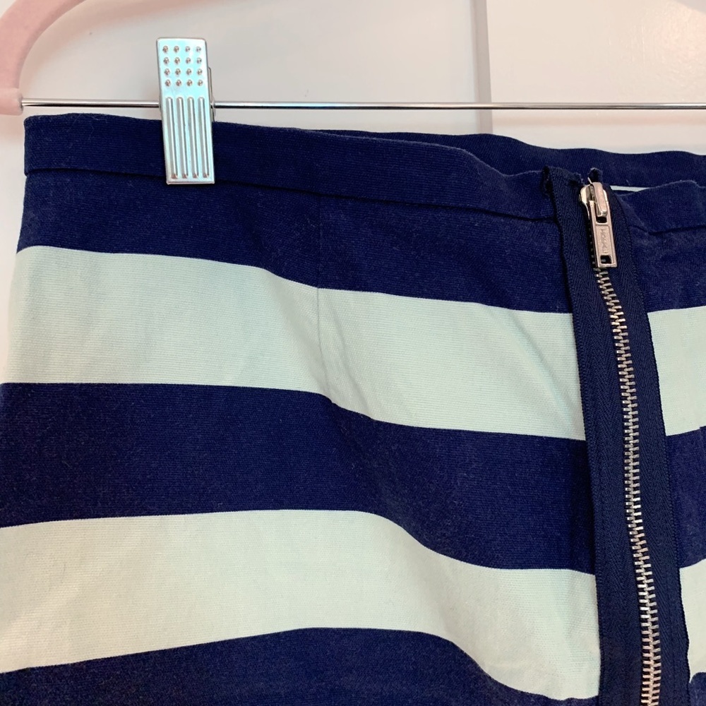 GAP Striped Back Zip Mini Skirt - Picture 5 of 5